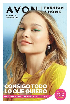 Avon Folleto Fashion & Home Campaña 4/2023 portada